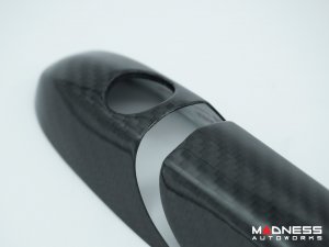 FIAT 500 Exterior Door Handle Kit - Carbon Fiber 